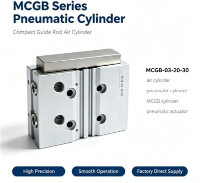 MCGB-03-32-100 Mini-Pneumatikzylinder mit Doppelführung